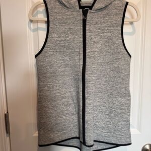 Lululemon Gray Sleeveless Zip-Up Hoodie